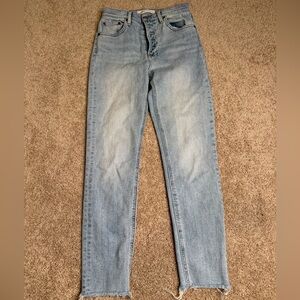 Denim Forum Aritzia The Yoko High Rise Slim Jeans Size 25